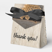 素朴チャーム結婚ズバーラップ&レースバーンウッド フェイバーボックス (正面サイド)