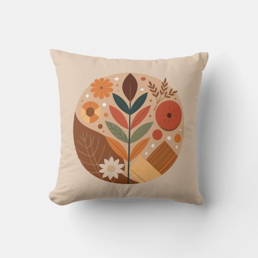 素朴チャーム クッション (正面)