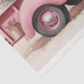 素朴チャーム：クリスマスツリーファームピンクのトラック 薄葉紙 (詳細)