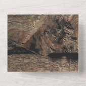 素朴チュンキミニマルウドモダンバ結婚ン オールインワン招待状 (裏面)