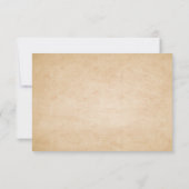 素朴テキサス州カウボーイサウス誕生日 出欠カード (裏面)