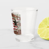 素朴テキサス州ローンスターテキサス州ロングホーン ショットグラス (右)