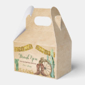 素朴テキサス州西カウボーイバースデーパーティー フェイバーボックス (裏面サイド)