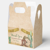 素朴テキサス州西カウボーイバースデーパーティー フェイバーボックス (オープン)