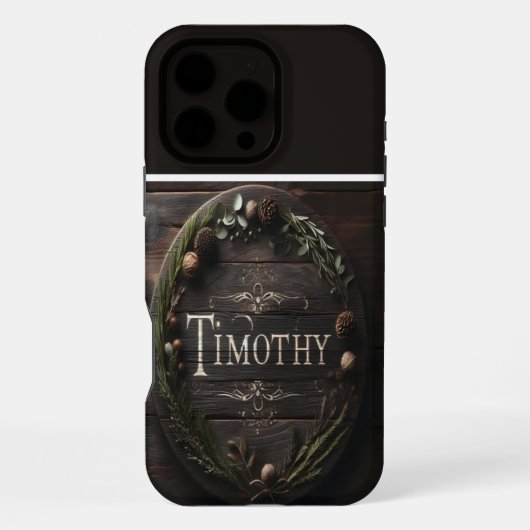 素朴テモシー徴候 iPhoneケース (裏面)