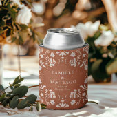 素朴テラコッタパペルピカド結婚ズ 缶クーラー