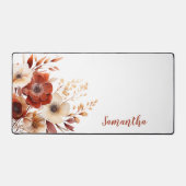 素朴テラコッタフローラ名 デスクマット (正面)