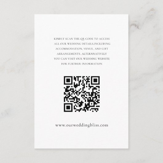 素朴テラコッタフローラ結婚詳細 エンクロージャーカード (裏面)