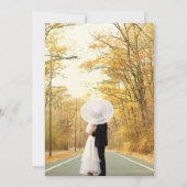 素朴テラコッタボホフローラ結婚ズ 招待状 (裏面)