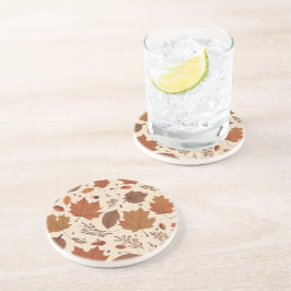 素朴テラコッタメ離れデールの秋結婚の コースター