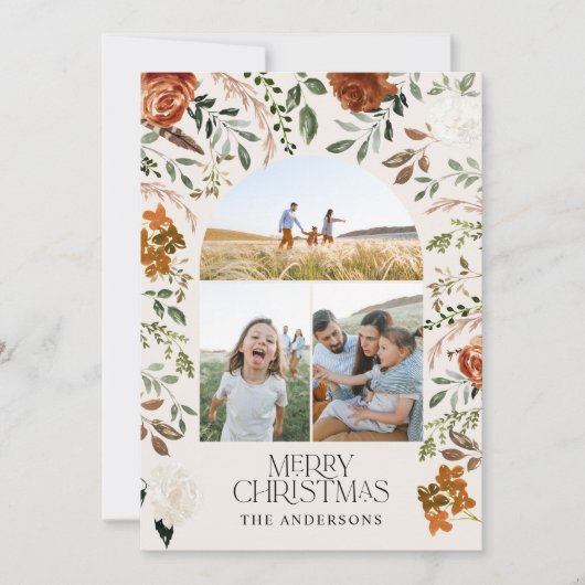 素朴テラコッタ三エレガント光植物弓h シーズンカード (正面)