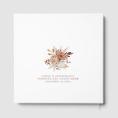 素朴テラコッタ秋花模様結婚ズ ゲストブック (裏面)