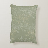 素朴デイジーオンSage Green, Botanical Luxury アクセントクッション (裏面(縦))