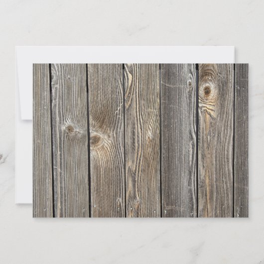 素朴デイジーブライダルシャワー招待状 招待状 (裏面)