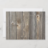 素朴デイジーブライダルシャワー招待状 招待状 (裏面)