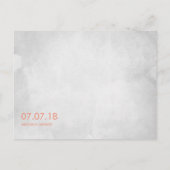 素朴トナカイBoho水の色結婚のSTD 案内ポストカード (裏面)