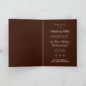 素朴ドッ食べク結婚した結婚のブルスカル 招待状 (内部)