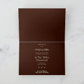 素朴ドッ食べク結婚した結婚のブルスカル 招待状 (内部)