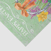 素朴ハッピーイースターの花かご 薄葉紙 (詳細)