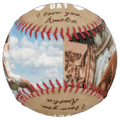 素朴ハッピーバレンタインデー2写真ボーイフレンド ソフトボール (正面)