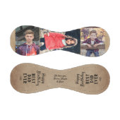 素朴ハッピーバースデー最高のパパ3 Photo Collage 野球ボール (パネル)