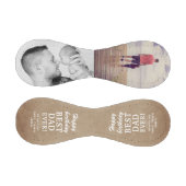 素朴ハッピーバースデー最高のパパEver 2写真 野球ボール (パネル)