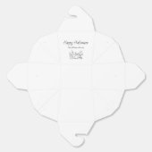 素朴ハロウィンシンプル秋パーティー フェイバーボックス (見開き)