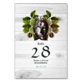 素朴ハロウィン結婚ズ テーブルナンバー (裏面)