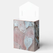 素朴ハートの結婚樹皮 フェイバーボックス (オープン)