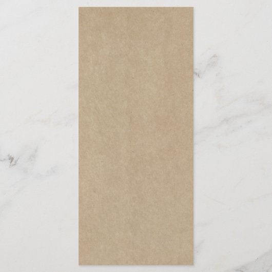 素朴ハートツリー結婚のコレクションメニュー メニュー (裏面)