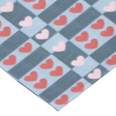 素朴ハートデニムスタイル テーブルクロス (アングル)