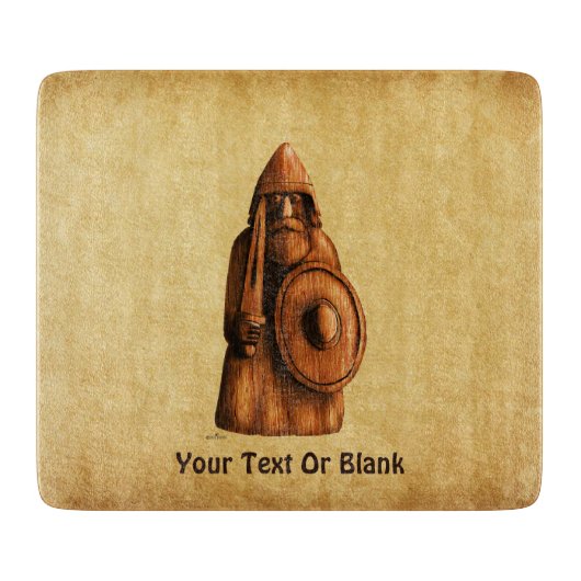 素朴バイキング カッティングボード (正面)