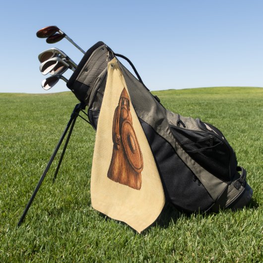 素朴バイキング ゴルフタオル (グリーン)