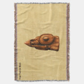 素朴バイキング スローブランケット (正面縦)