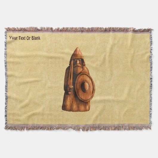 素朴バイキング スローブランケット (正面)