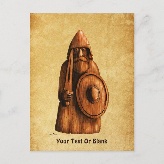 素朴バイキング ポストカード (正面)