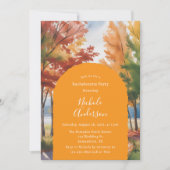 素朴バチェロレッテの離れ変更 招待状 (正面)