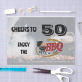 素朴バックヤードBBQグリル 薄葉紙 (クラフト)