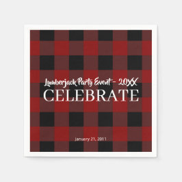 素朴バッファローカスタマイズプ祝イベント スタンダードカクテルナプキン