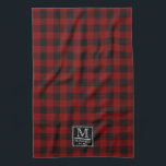 素朴バッファローチェック |プライド・モノグラム名Year K キッチンタオル<br><div class="desc">私たちのオリジナルバッファローは、黒と赤の格子縞に黒とグレーの黒縁どの紋章を付けて、あなたのモノグラムイニシャル、苗字、創立年をチェックします。 田舎素晴らし風、田舎風、丸太小屋の飾り付け、クリスマスや冬の休暇シーズン。</div>