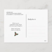 素朴バッファロー結婚したプメリーリと新婚 シーズンポストカード (裏面)