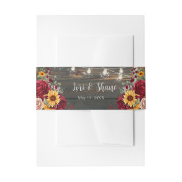 素朴バラアスター結婚ズ 招待状ベリーバンド