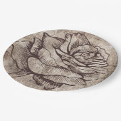 素朴バラインクスケッチ ペーパープレート (アングル)