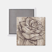 素朴バラインクスケッチ マグネット (正面/裏面)