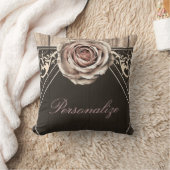 素朴バララエレガントイトウッドダイヤモンドシック クッション (ブランケット)