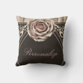 素朴バララエレガントイトウッドダイヤモンドシック クッション (裏面)