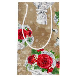 素朴バラ抱き枕 スモールペーパーバッグ