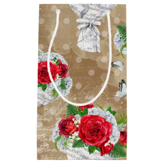 素朴バラ抱き枕 スモールペーパーバッグ (正面)