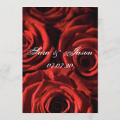 素朴バラ結婚式 プログラム (裏面)