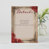 素朴バラ結婚式 プログラム (スタンド正面)